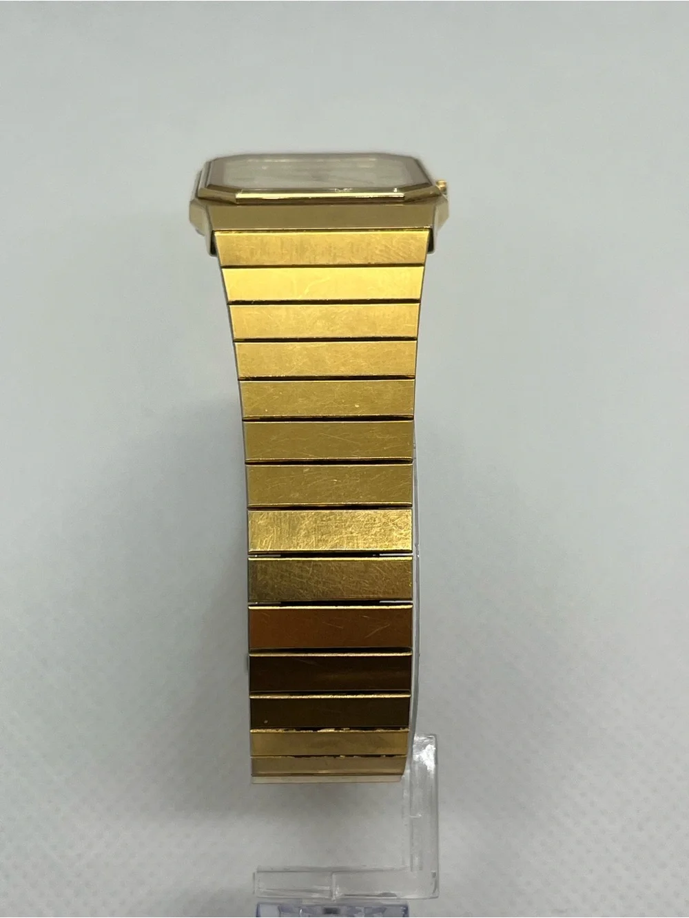 Men's Vintage 1983 Watch SEIKO 7430-5409 Gold 7.5” Wrist Running